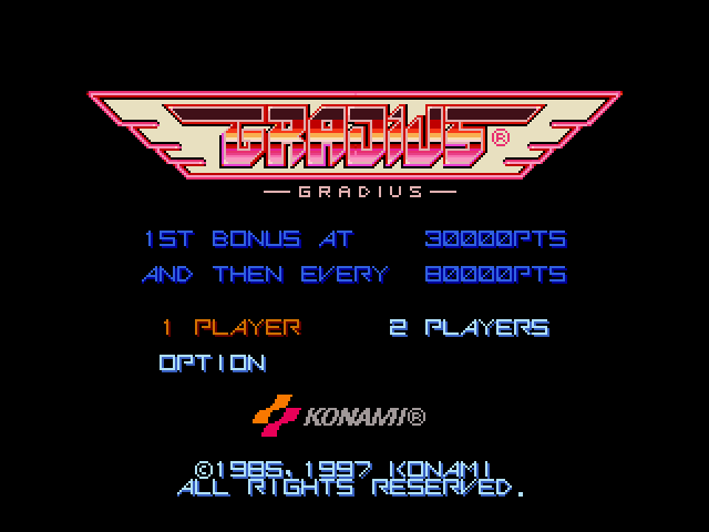 Gradius Deluxe Pack screenshot 4 for Playstation
